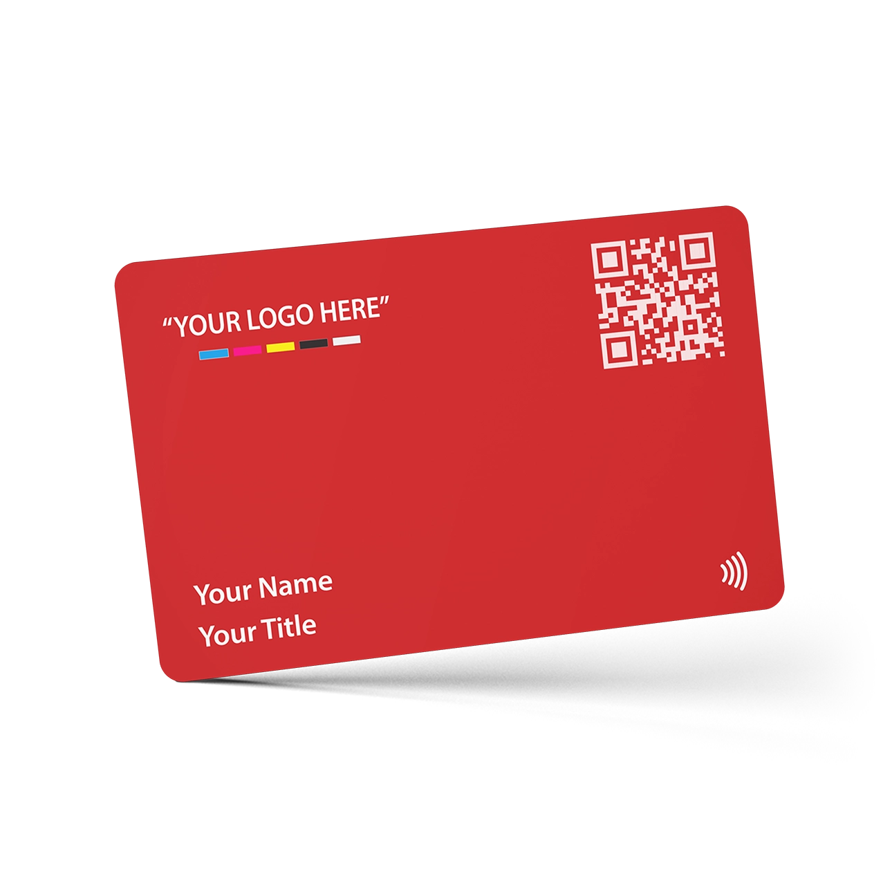 Red PVC Digital Business Card